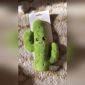 Green Plush Cactus Dog TOY